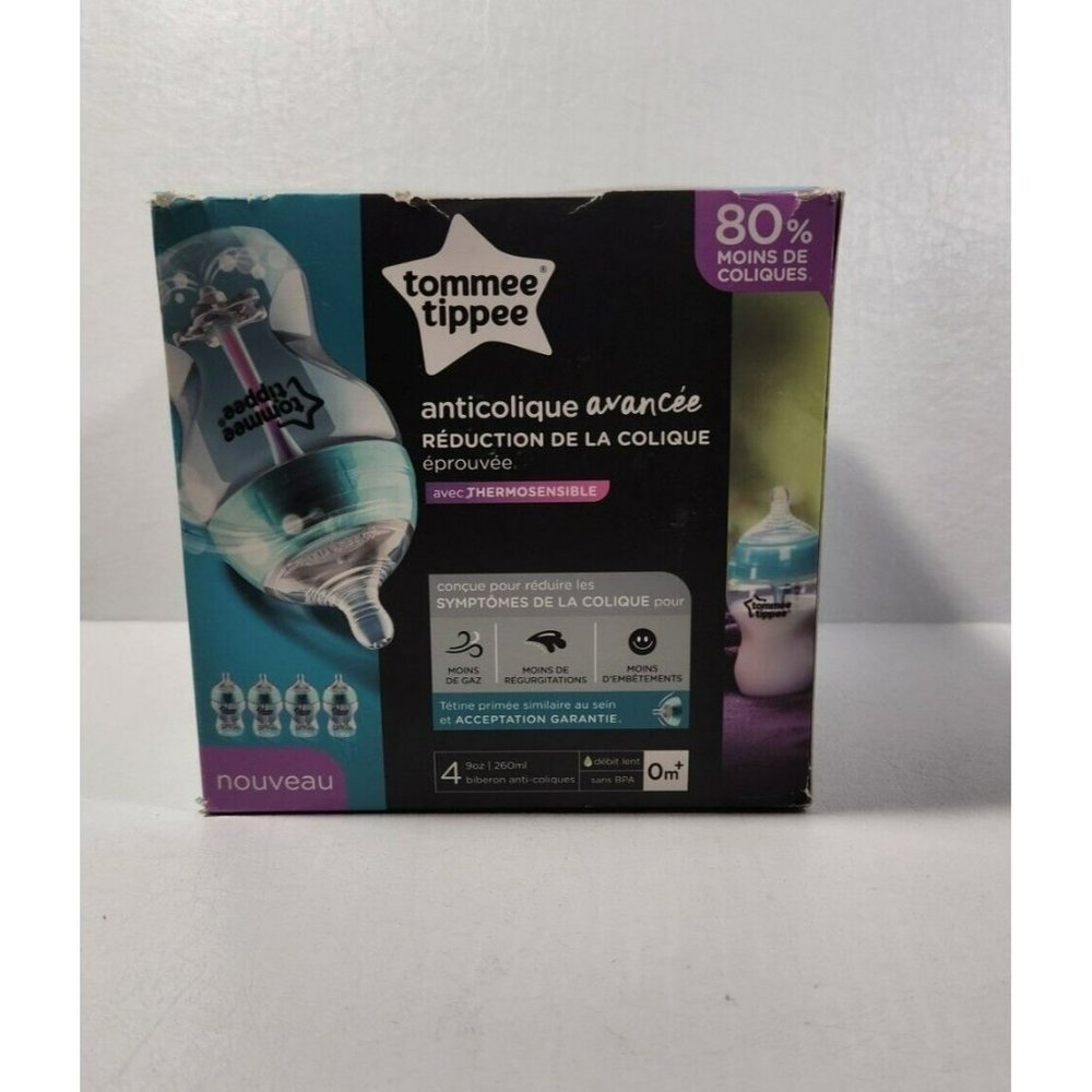 tomme tippee advanced anti-colic 4 bottles